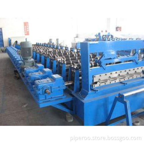 Economical Roof Panel Roll Forming Machine With PLC Control